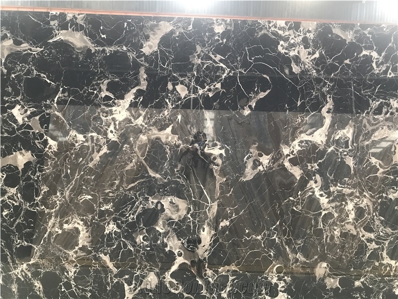 Century Black Ice Marble,china Black Ice Marble Polished Slab From 