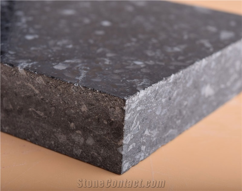 3000*1400*20mm Black Artificial Polished Quartz Stone