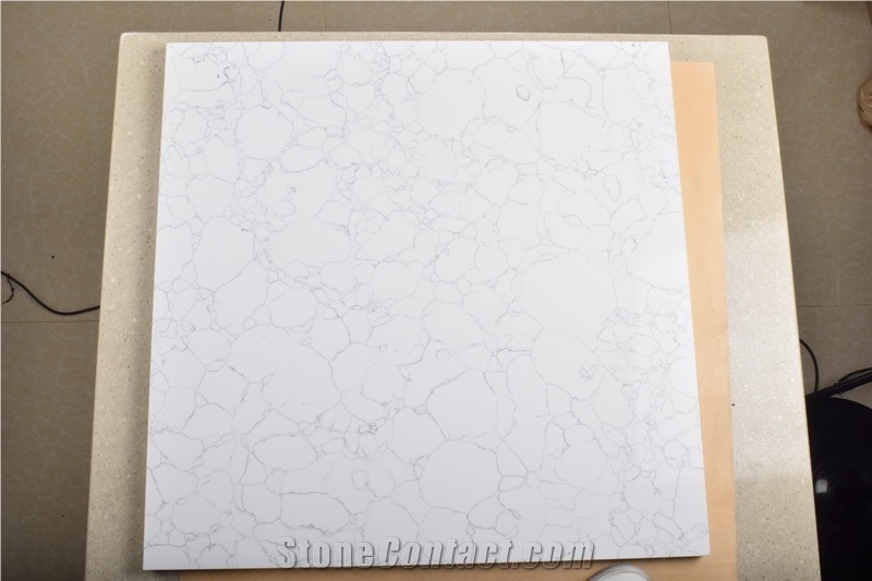 Carrara China Low Price Artificial Marble Slab Polyester Resin Quartz Stone Polishing Solid Surface More Durable Than Granite