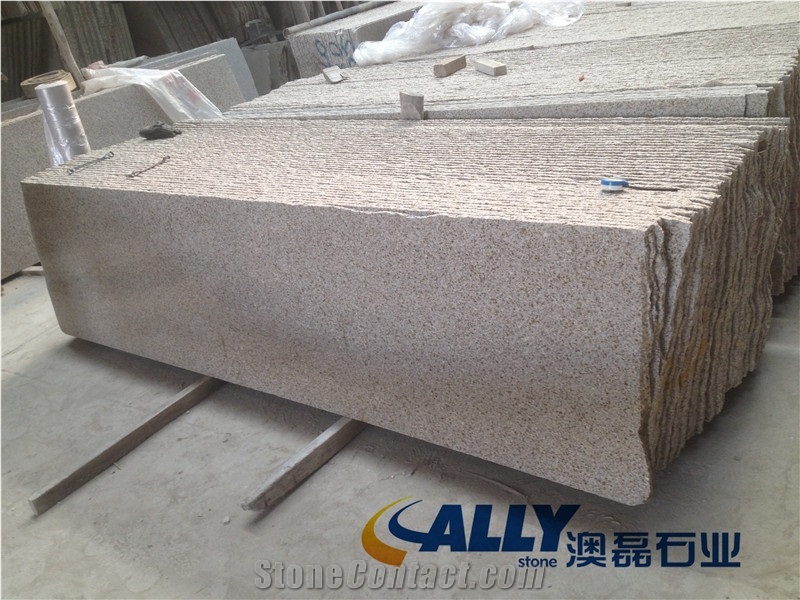 China G350 Light Yellow Granite Slabs & Tiles,Rust Stone