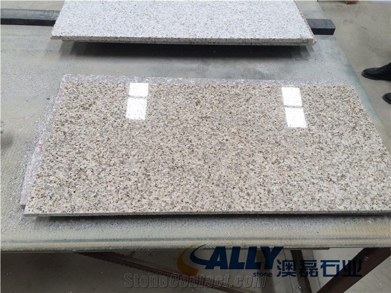 China G350 Light Yellow Granite Slabs & Tiles,Rust Stone