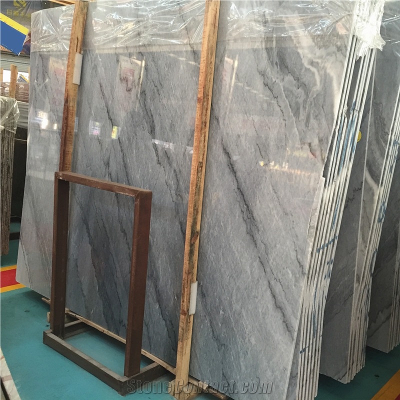 Cheap China Blue Grey Marble Slab,Bruce Ash Grey Marble Slab,Bruce Grey Marble Tile,Bruce Gray Marble Slab and Flooring