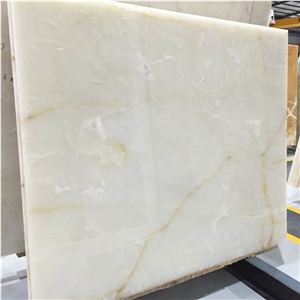 Iran Bianco Onice White White Color Slabs