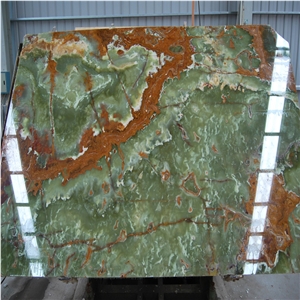 Pakistan Backlit Fantastico Green Onyx Stone 2cm Big Slab