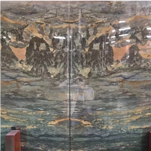 Popular Andes Mountains Landscape Marble Slab for Tv Wall