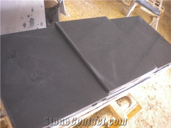 China Black Sandstone Tile & Slab Sandstone