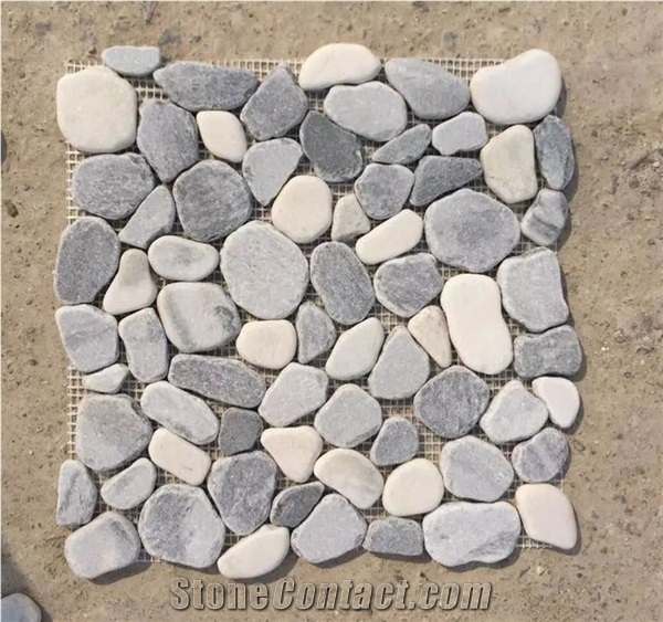 Natural Pebble Mosaic Tumbled Mosaic Tiles