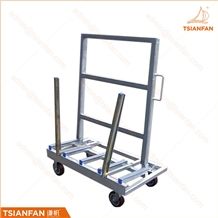 New Style Metal Display Rack Glass and Stone Slab Display Rack a Frame