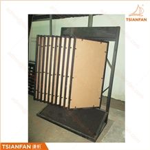 Page Turning Ceramic Tile Display Rack Hot Sale Stone Display Stand