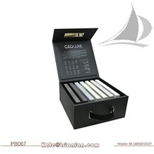Pb067-Cardboard Stone Marketing Suitcase