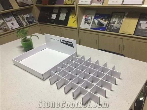 Pb074-Corrugated Paper Countertop Stone Sample Box