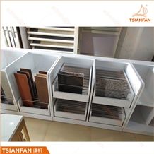 Popular Mdf Display Rack Ceramic Tile Display Stand Tile Display Shelf