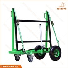 Popular Metal Display Rack Glass and Stone Slab Display Stand a Frame