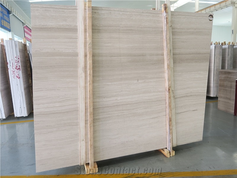 China Sliver Serpiggiante Palissandro Wooden Big Size White Wood White Grain Marble Slabs Tiles,Perlino Bianco Marble Wa10699