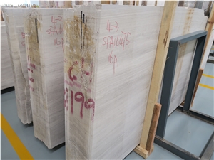Top Quality Quarry Owner China Serpentine White Wood Veins Marble 1.8cm Slabs