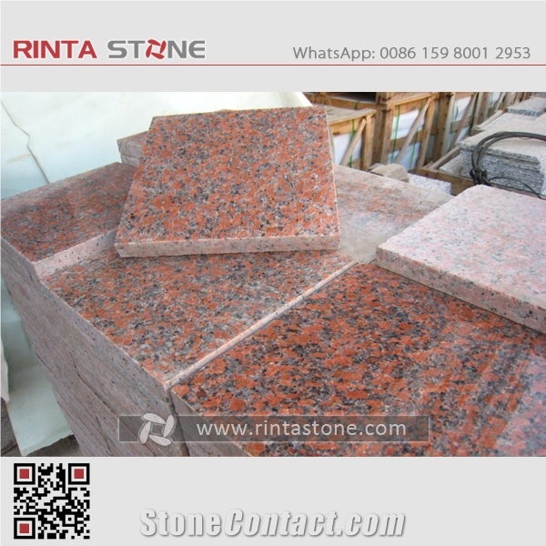 G562 Maple Red Granite Guangxi Leaf China Imperial Slabs