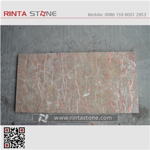 Golden Vein Marble Agate Red Vein Beige Stone Thin Tiles Slabs Pattern