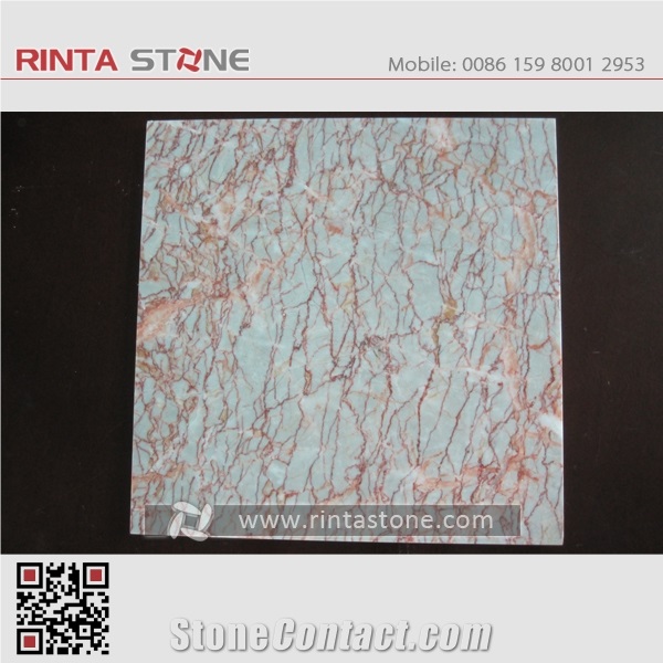 Red Vein Beige Marble Agate Red Antique Pink Stone Tiles Slabs Pattern