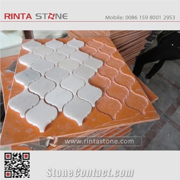White Marble Stone Mosaic Tiles