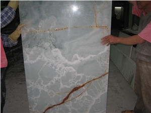 Translucent White Onyx Panel