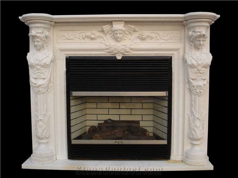 Fireplace Mantel Sculpture Fireplace Limestone Mantel