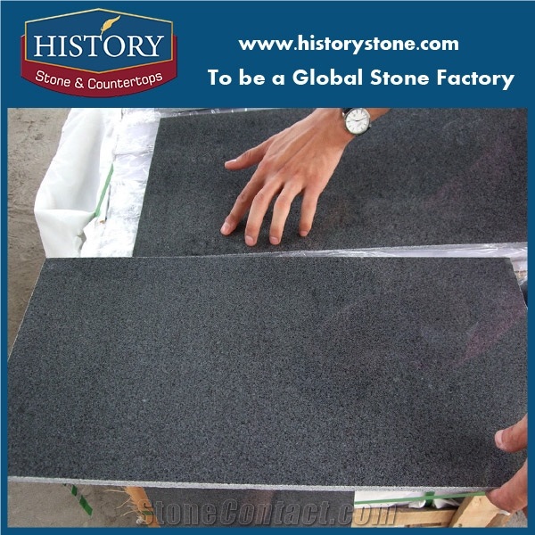 Dark Grey Granite Countertops，Black Granite Vanity Tops,Tile