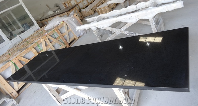 Black Sparkle Quartz-Countertop Kitchen Worktops Bar Top