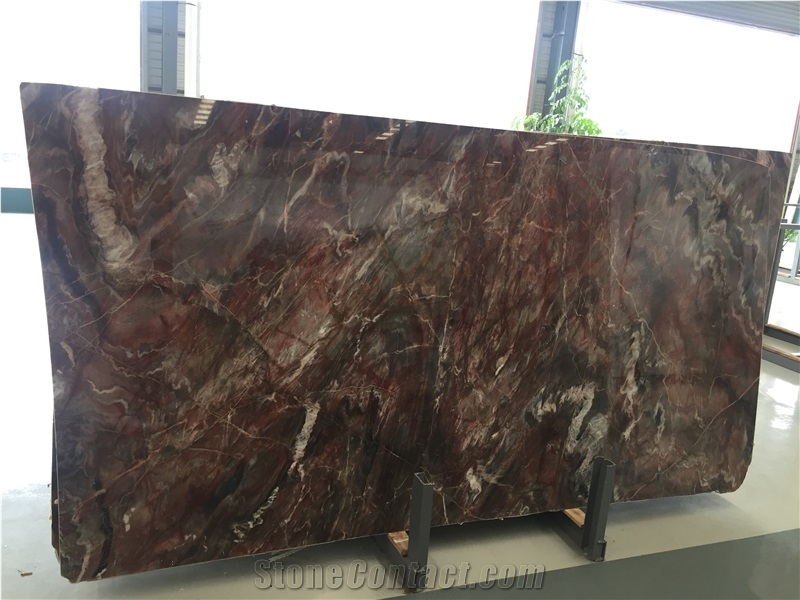 Chinese Louis Red / High Quality Red Marble Tiles & Slabs
