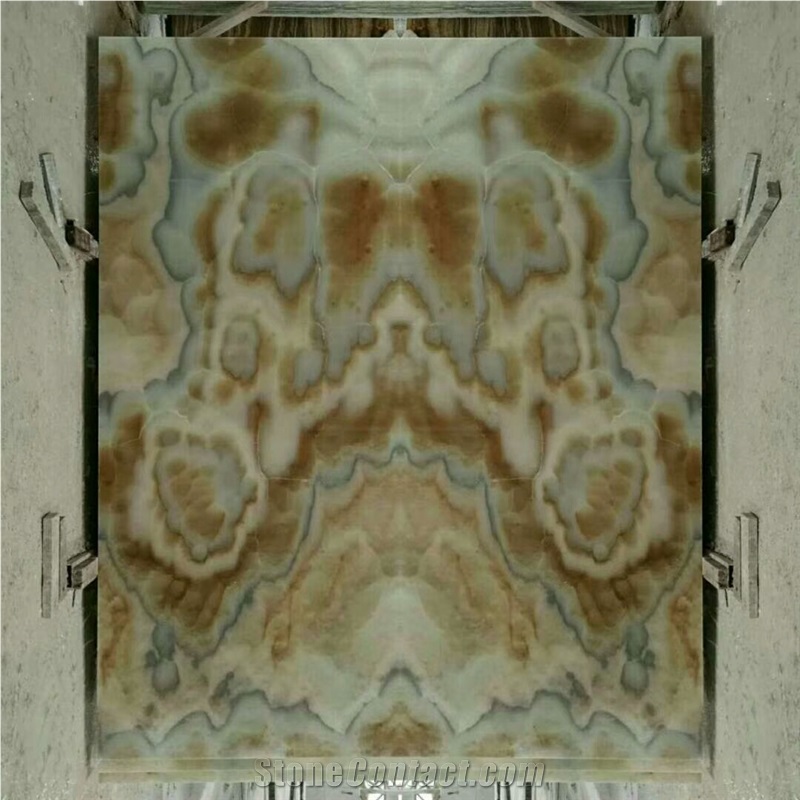 Coral Onyx / China High Quality Multicolor Onyx Tiles & Slabs