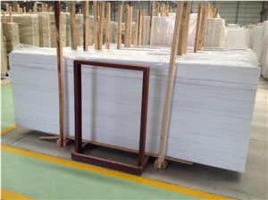 Crystal White / China White Marble Slabs & Tiles,Marble Skirting,Marble Wall Covering,Floor Covering