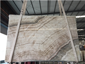 High Quality Wooden Onyx Marble Floor&Wall Covering Marble Slabs&Tiles