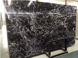 Italy Nero Black Marble Polished Tiles&Slabs for Countertop
