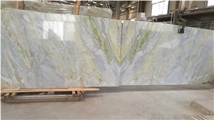 Jade White/Green Wood Grain/China Verde Larissa Marble Slabs&Tiles