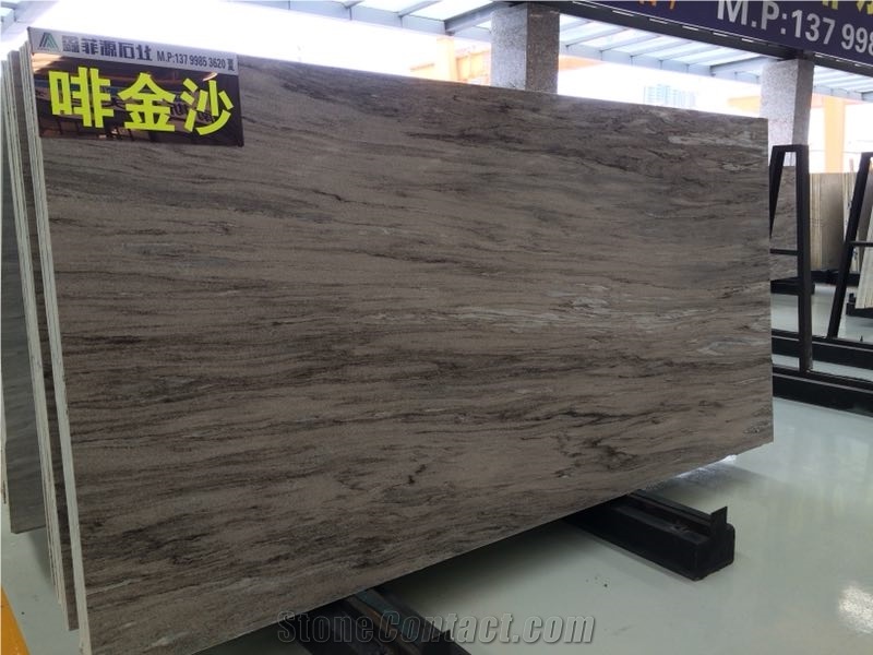 Polished Galaxy Brown Marble Slabs&Tiles