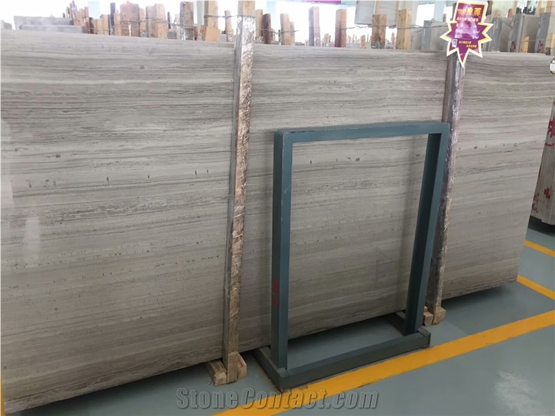Royal Wood Grain / China High Quality Grey Marble Tiles & Slabs