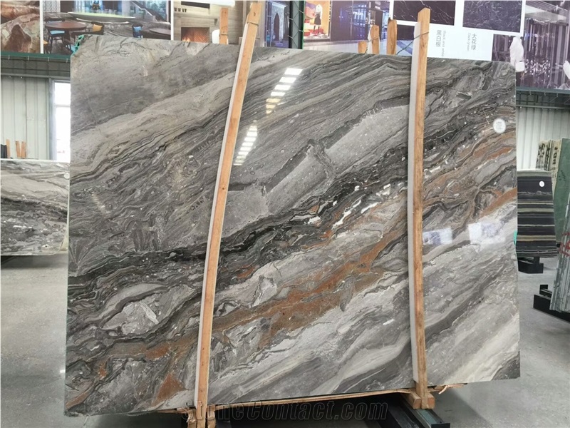 Venice Brown / China High Quality Brown Marble Tiles & Slabs