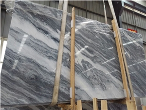 Wave Grey Marble Polished Tiles&Slabs for Countertop