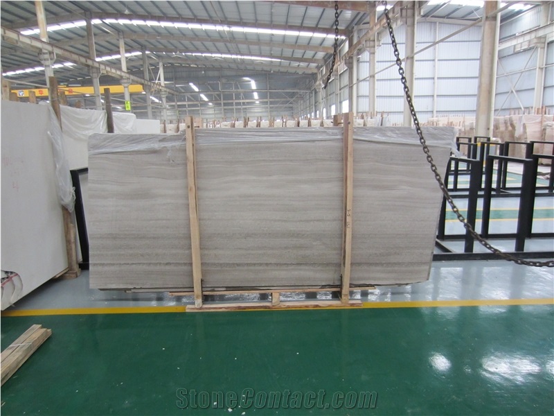 Wooden White/ China High Quality Grey Marble Tiles & Slabs