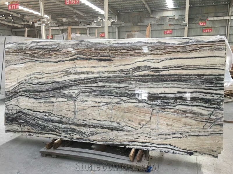 Zebra Jade / China High Quality Grey Marble Tiles & Slabs
