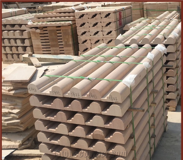 High Quality Yellow Wooden Vien Sandstone Slab for Villa Wall Tile