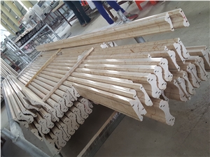 Natural Stone Moulding Lines Marble Baseboard Skirting Moulding