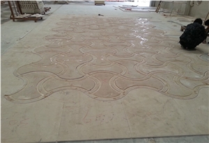 Marble Medallions,Mixed Color Marble Tiles Design,Water-Jet Medallions