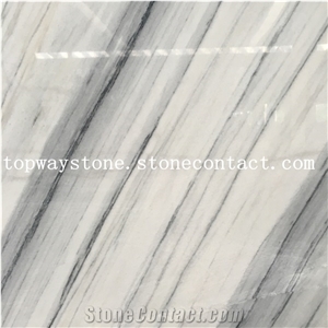 Aspur White ,Grey Grain Marble Slab&Tile