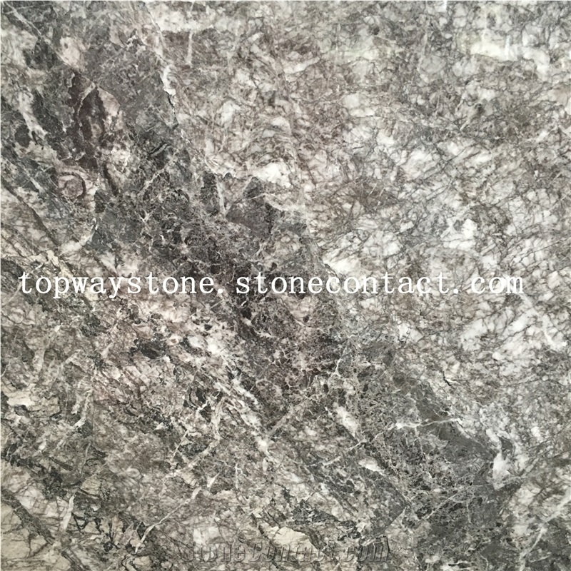 Cloud Grey ,Cloud Grey ,Tefei Force Grey Marble Slab for Floor Covering
