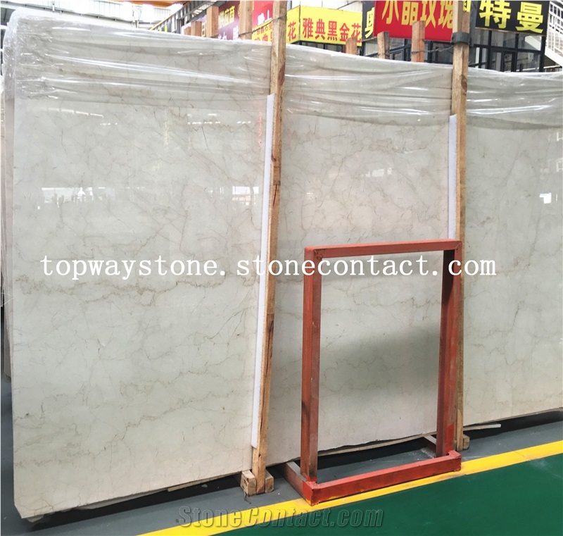 Iran Crystal Rose Beige Marble Stone Tiles for Floor,Wall Covering