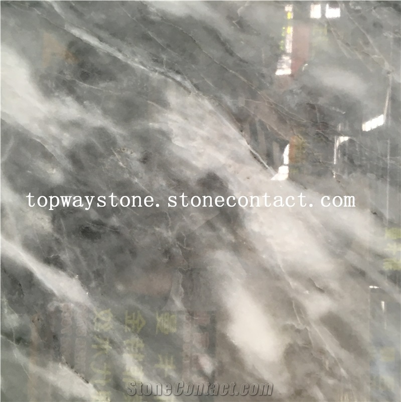 Turkey Dema Silver Grey Marble Slab&Tile for Engineering,Skirting,Wall