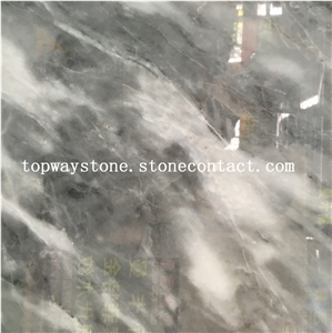 Turkey Dema Silver Grey Marble Slab&Tile for Engineering,Skirting,Wall