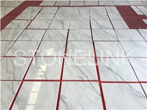 China White Marble, Vein Matching Project Tiles, Bianco Oro Tile, Chinese Carrara Oro