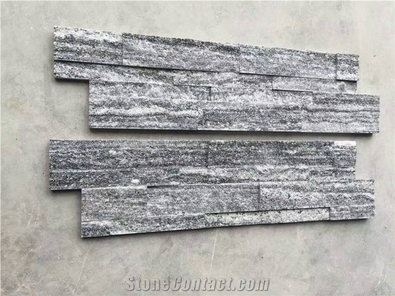 G302 Landscaping Granite Split Chips Culture Stone Veneer Wall Clading