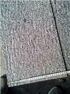 G341 Light Grey Granite Bushhammered Fine Picked Surface Paving Slabs Competitive Prices